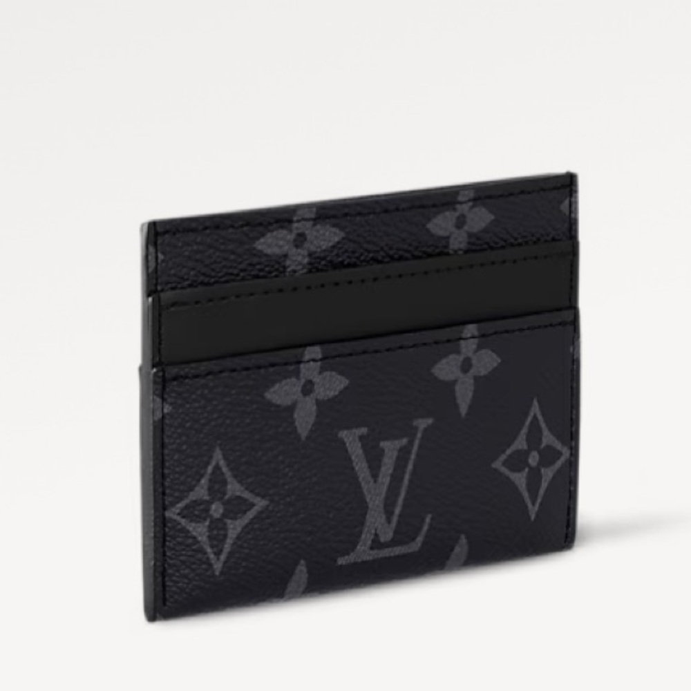 Louis Vuitton Double card holder black monogram